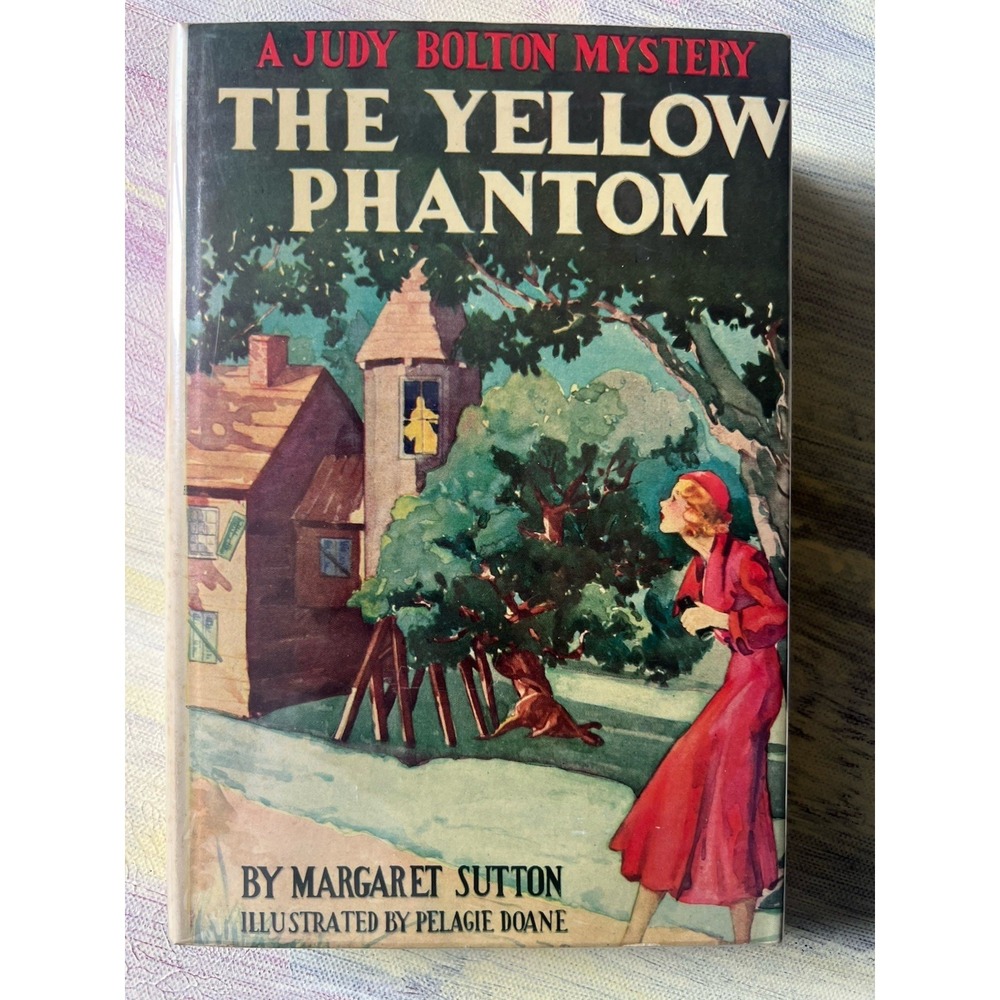 1933 Judy Bolton Yellow Phantom #6 Early Printing DJ Margaret Sutton Vintage